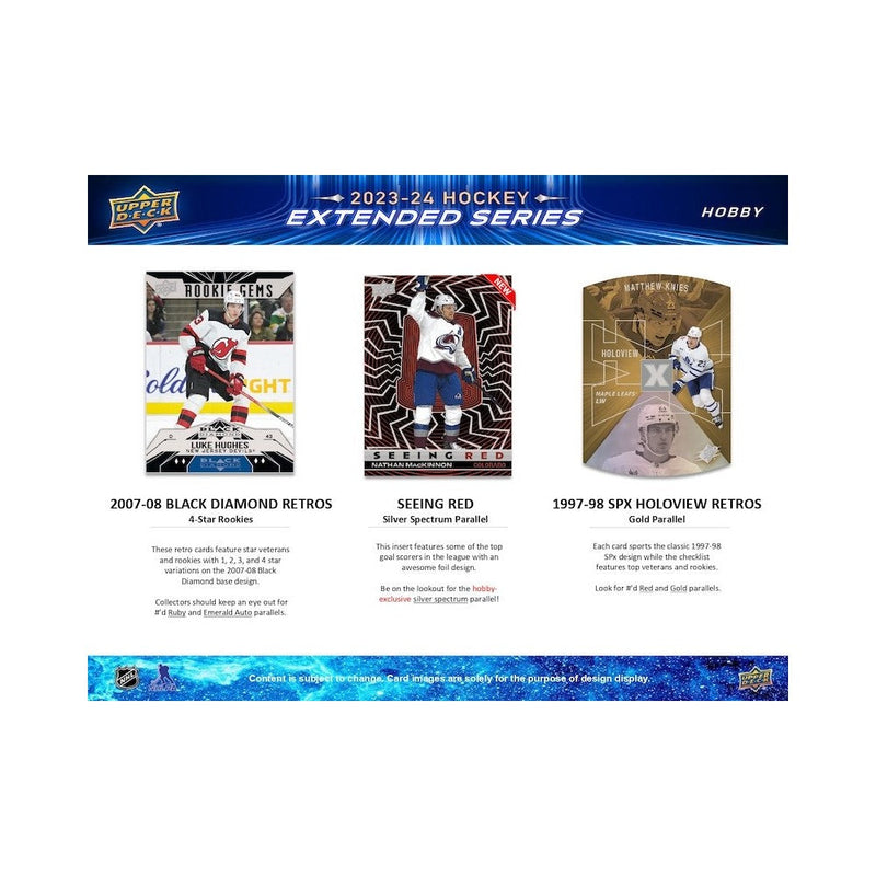 2023-24 Upper Deck Extended Series Hockey Hobby Box [Contact Us To Order]