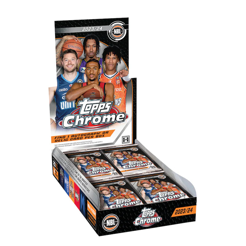 2023-24 Topps Chrome NBL Basketball Hobby 12 Box Case