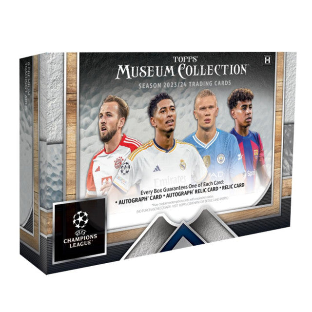 2023-24 Topps UEFA Club Competitions Museum Collection Soccer Hobby 12 Box Case