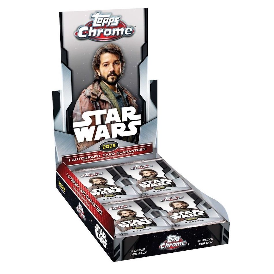 2023 Topps Chrome Star Wars Hobby 8 Box Case
