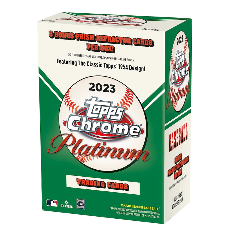 2023 Topps Chrome Platinum Anniversary Baseball 8 Pack Blaster Box