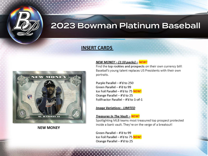 2023 Bowman Platinum Monster Box