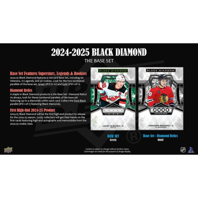 2024-25 Upper Deck Black Diamond Hockey Hobby Box [Contact Us To Order]