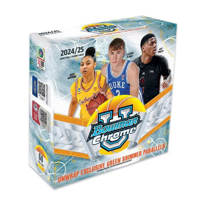 2024-25 Bowman Chrome University Basketball Mega 20 Box Case