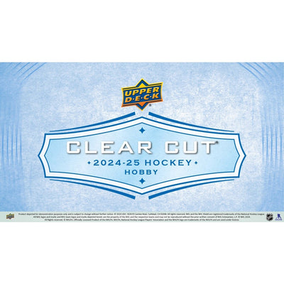 2024-25 Upper Deck Clear Cut Hockey Hobby 30 Box Case [Contact Us To Order]