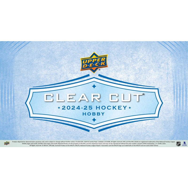 2024-25 Upper Deck Clear Cut Hockey Hobby 30 Box Case [Contact Us To Order]