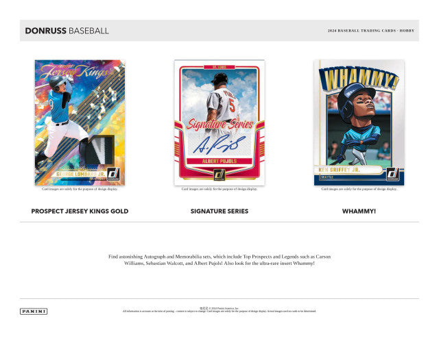 2024 Panini Donruss Baseball Hobby Pack