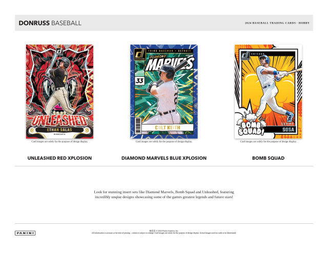2024 Panini Donruss Baseball Hobby Pack