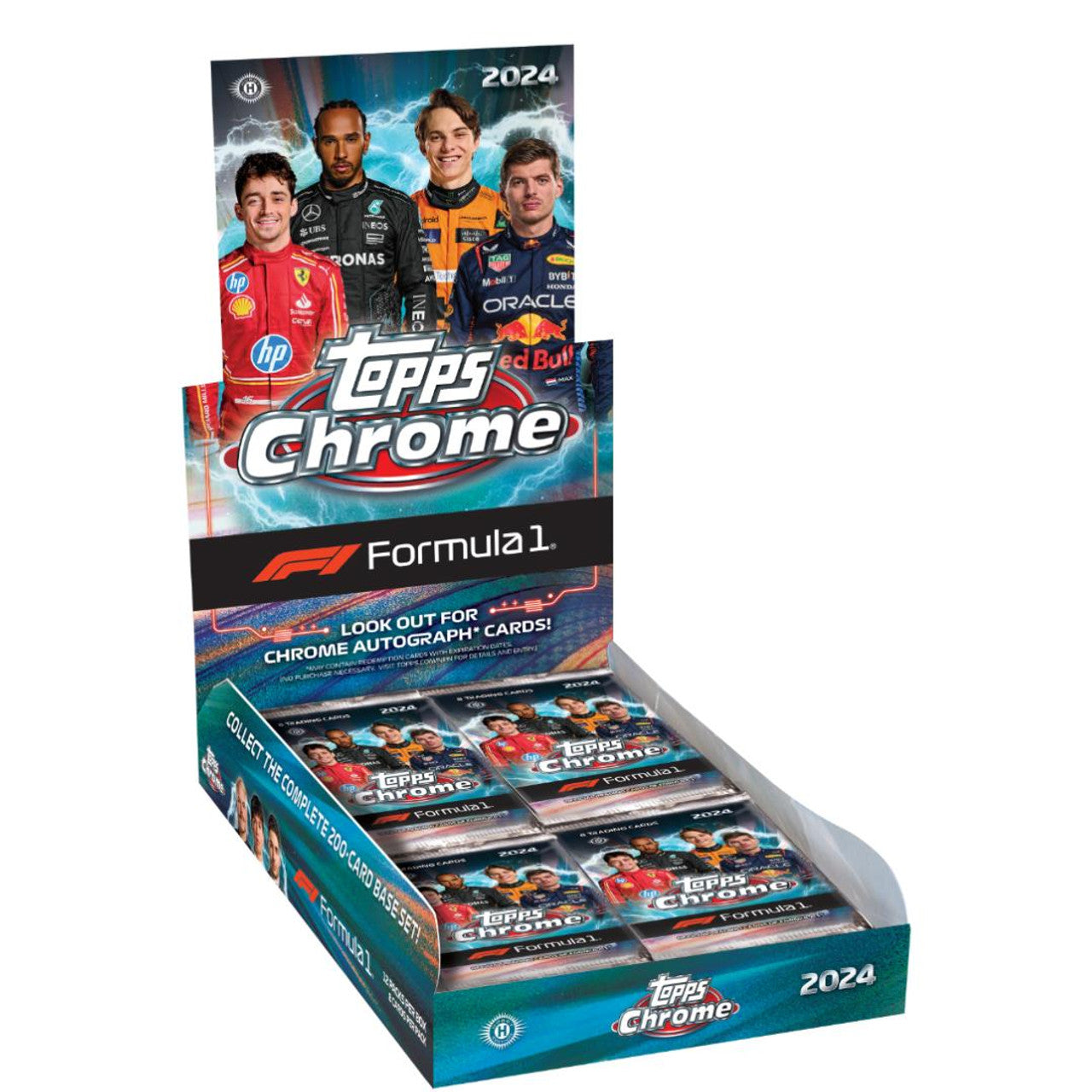 2024 Topps Chrome Formula 1 F1 Racing Hobby 12-Box Case