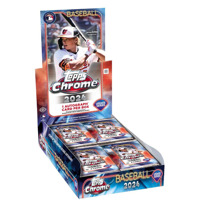 2024 Topps Chrome Update Series Baseball Hobby 6 Box Case