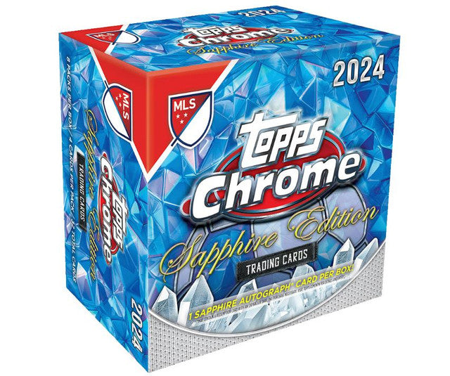 2024 Topps Sapphire MLS Chrome Hobby Box 10-box case