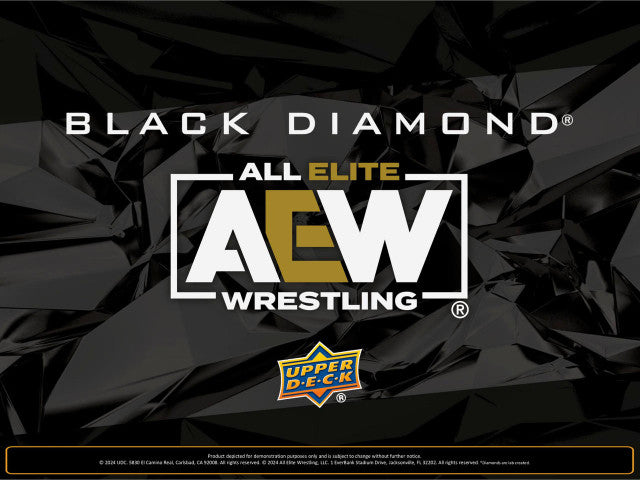 2024 Upper Deck AEW Black Diamond Wrestling Hobby 10 Box Case [Contact Us To Order]