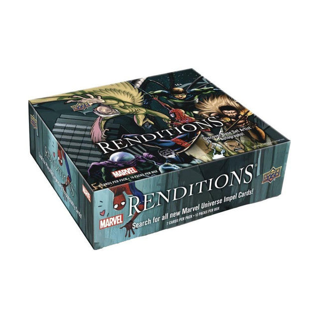 2024 Upper Deck Marvel Spider-Man Renditions Hobby 12 Box Case [Contac ...