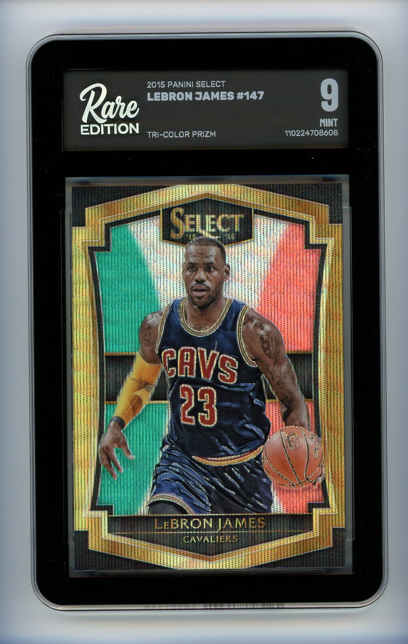 LeBron James 2015-16 Panini Select wave prizm 