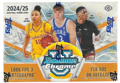2024-25 Bowman Chrome University Basketball Breaker's Delight Box