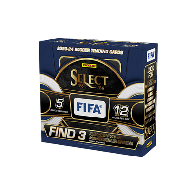 2023-24 Panini Select FIFA Soccer Hobby 12 Box Case