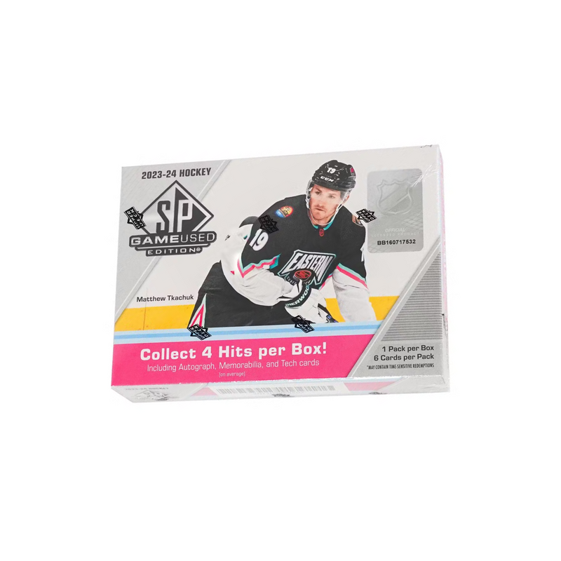 2023-24 Upper Deck SP Game Used Hockey Hobby Box
