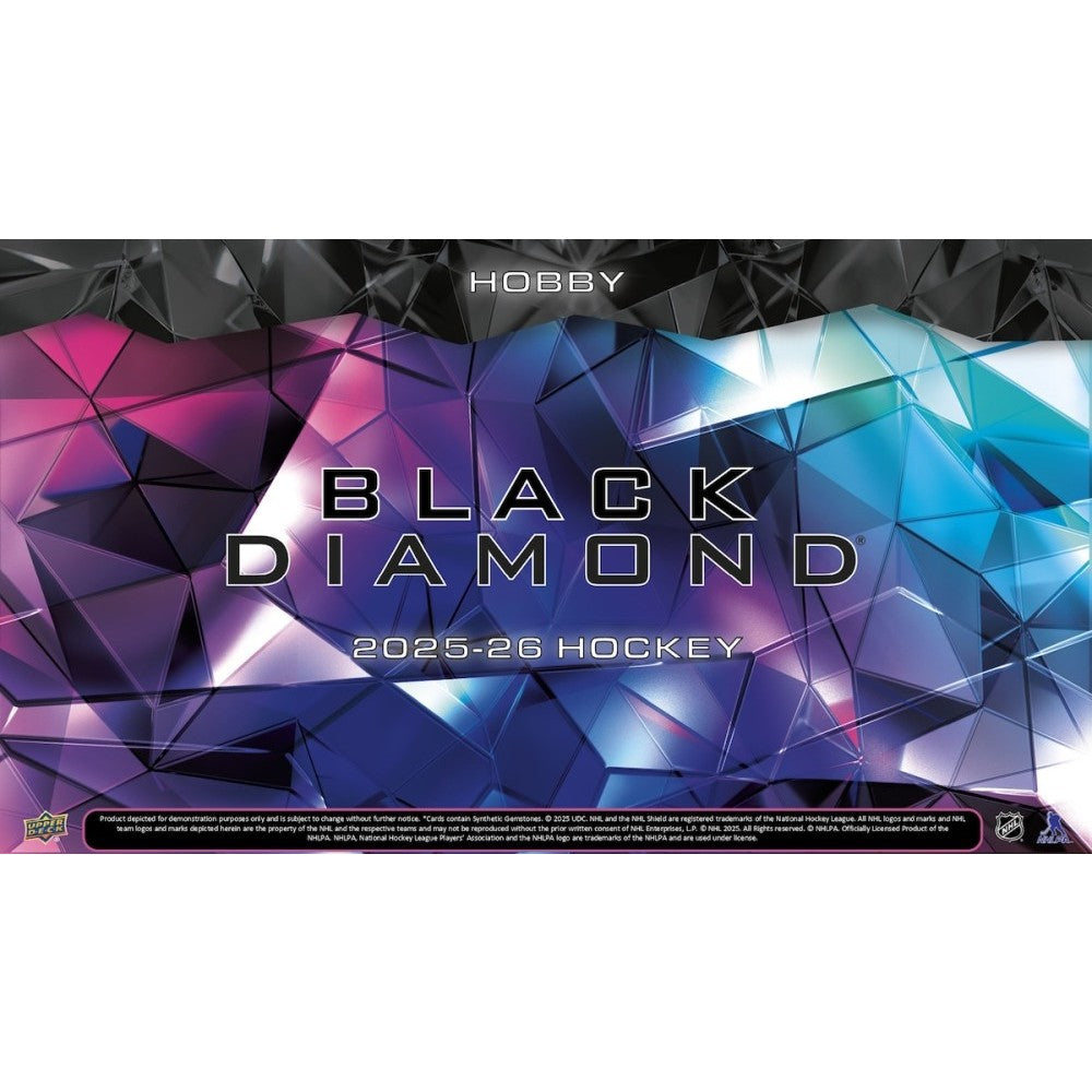 2025-26 Upper Deck Black Diamond Hockey Hobby 10 Box Case [Contact Us To Order]