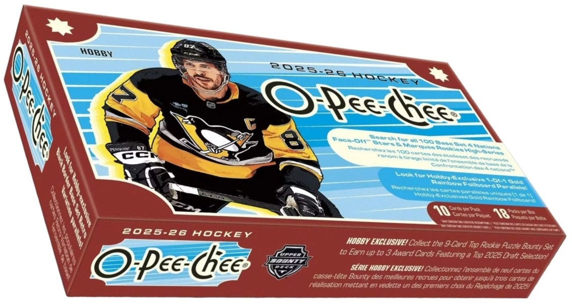2025-26 Upper Deck O-Pee-Chee Hockey Hobby Box (Contact to Order)