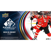 2025-26 Upper Deck SP Game Used Hockey Hobby Box [Contact Us To Order]