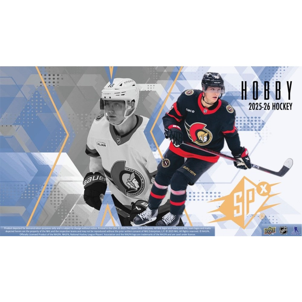 2025-26 Upper Deck SPx Hockey Hobby 20 Box Case [Contact Us To Order]