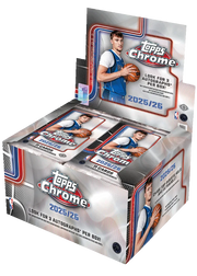 2025-26 Topps Chrome Basketball First Day Issue Hobby Jumbo 8 Box Case