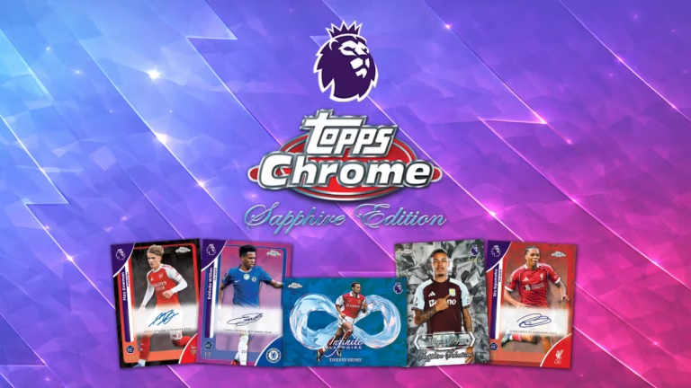2025-26 Topps Chrome English Premier League Sapphire Edition 10 Box Case