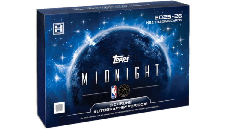2025-26 Topps Midnight Basketball Hobby 8 Box Case