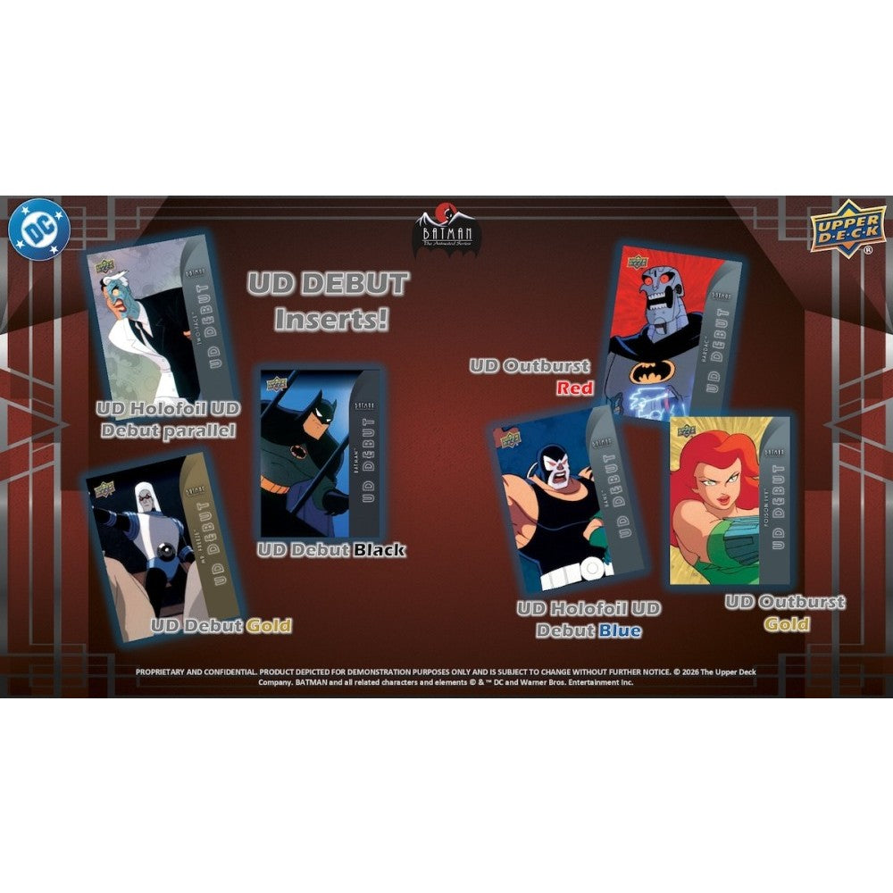 2026 Upper Deck Batman The Animated Series Hobby Box [Contact us to order]