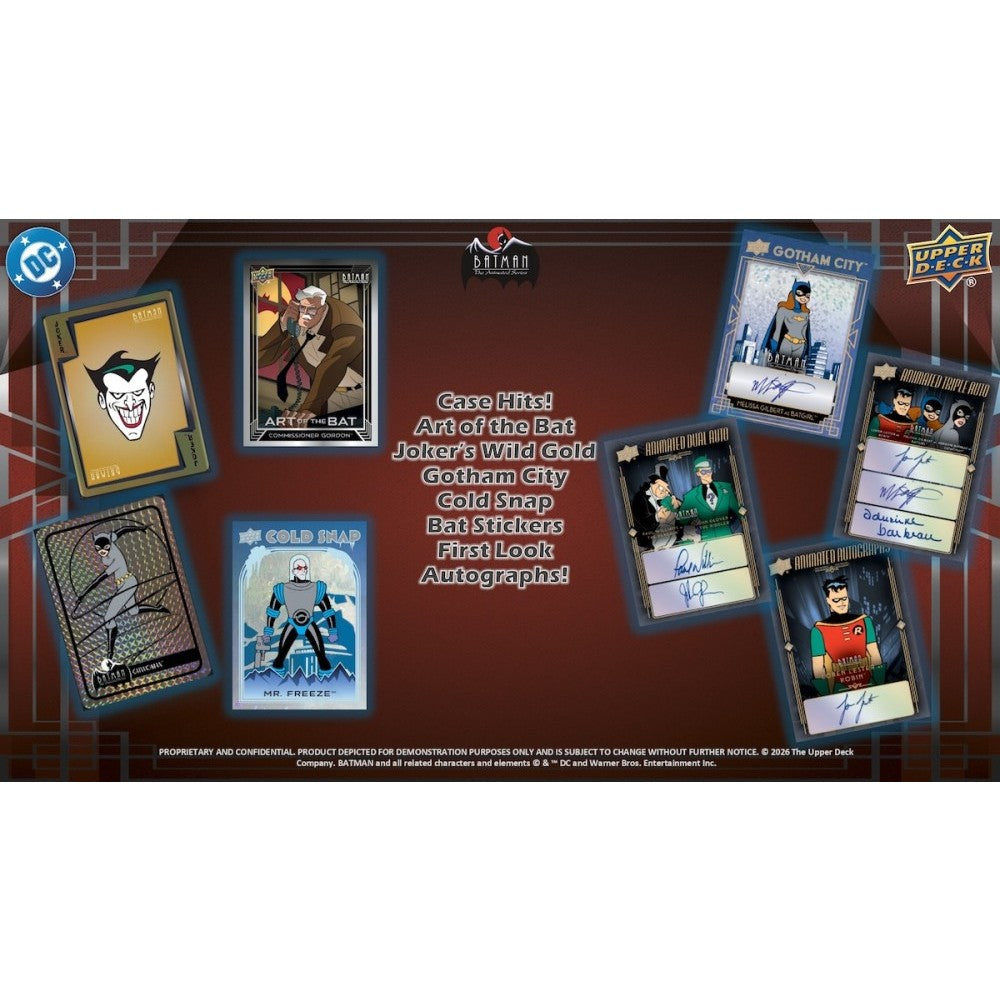 2026 Upper Deck Batman The Animated Series Hobby Box [Contact us to order]