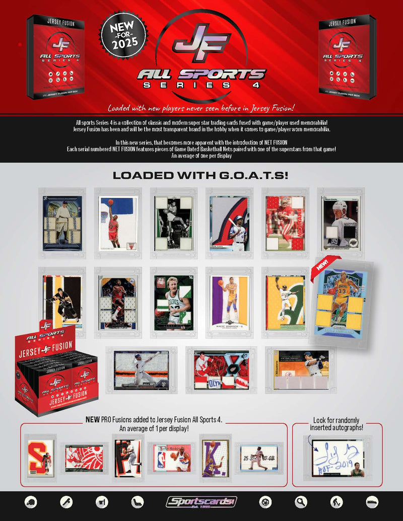 2025 Jersey Fusion All Sports Series 4 Box