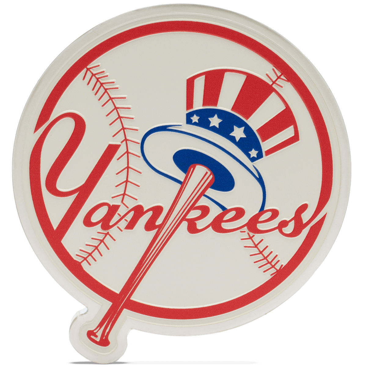 New York Yankees Team Logo 3oz Silver - New Zealand Mint