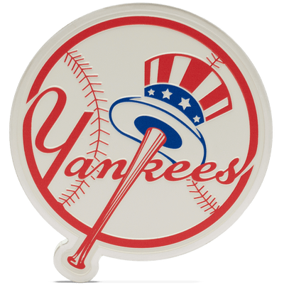 New York Yankees Team Logo 3oz Silver - New Zealand Mint