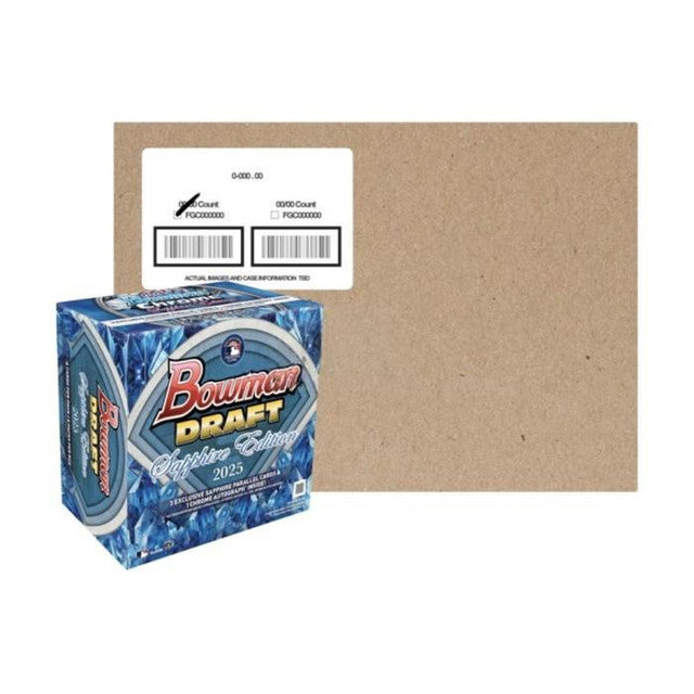 2025 Bowman Draft Sapphire Edition Hobby 10 Box Case