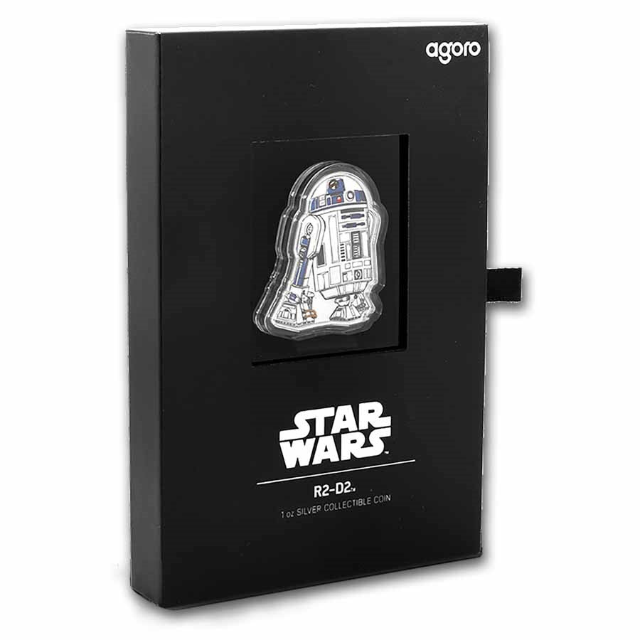 2025 Star Wars Droids R2-D2 1 oz Silver Coin By Agoro Mintage of 2000