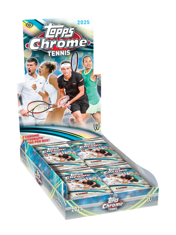 2025 Topps Chrome Tennis Hobby 12 Box Case