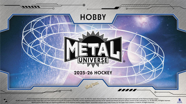 2025-26 Upper Deck Skybox Metal Universe Hockey Hobby Box [Contact Us To Order]
