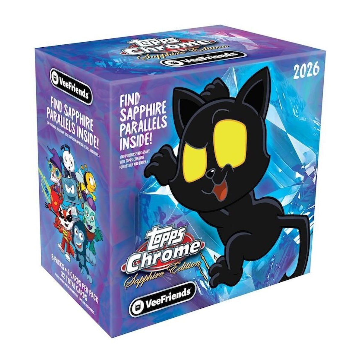 2026 Topps VeeFriends Chrome Sapphire Edition 10 Box Case