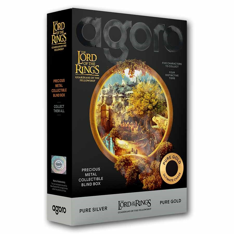 Agoro The Lord of the Rings:  Precious Metal Collectible Blind Box