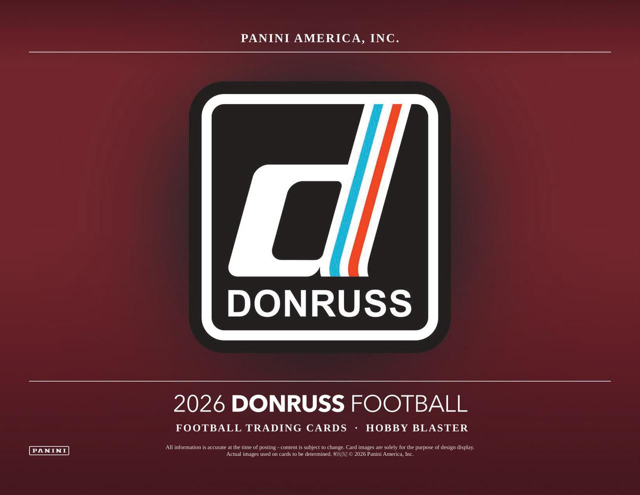 2026 Donruss Football Hobby Blaster Box
