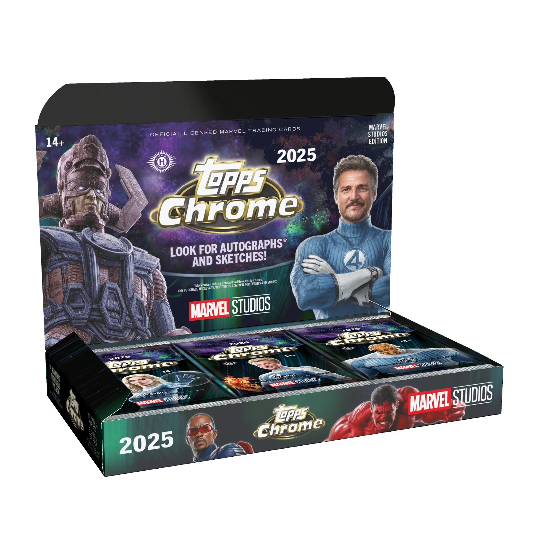 2025 Topps Marvel Studios Chrome Hobby Box
