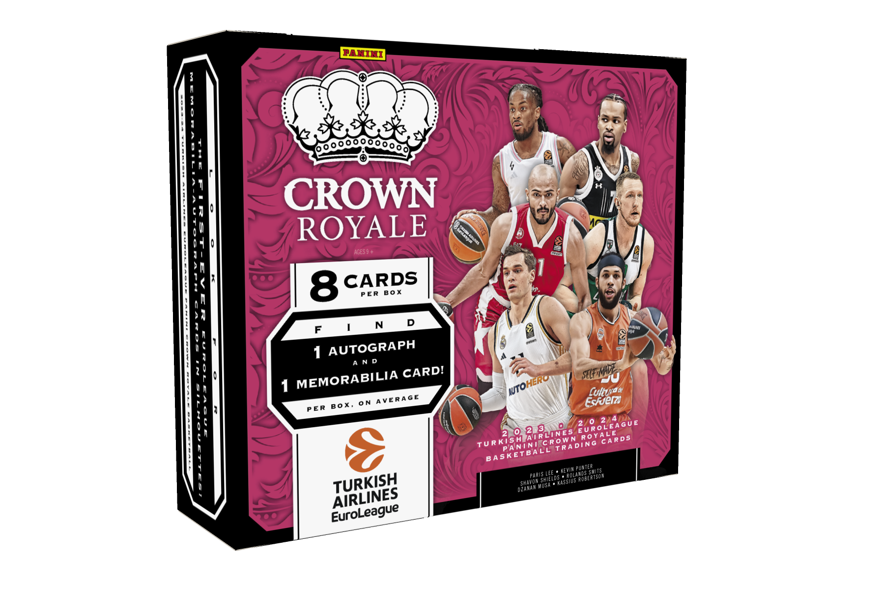 2023-24 Panini Crown Royale EuroLeague Basketball Hobby Box