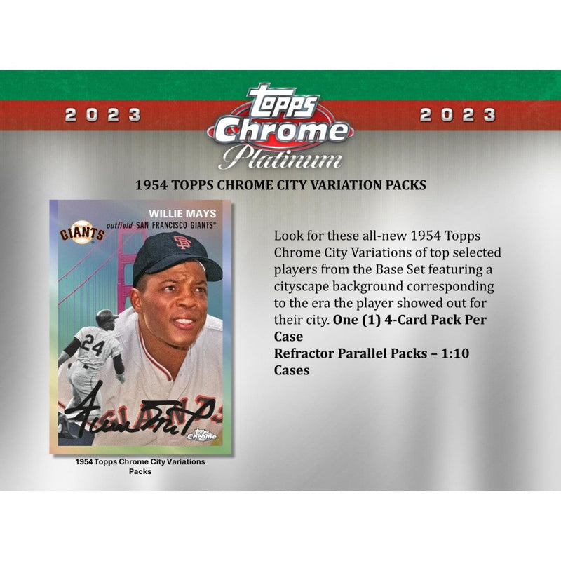 2023 Topps Chrome Platinum Anniversary Baseball Hobby 12 Box Case