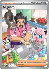 Saguaro 2023 Pokemon Paldea Evolved Special Illustration Rare holo 270/193