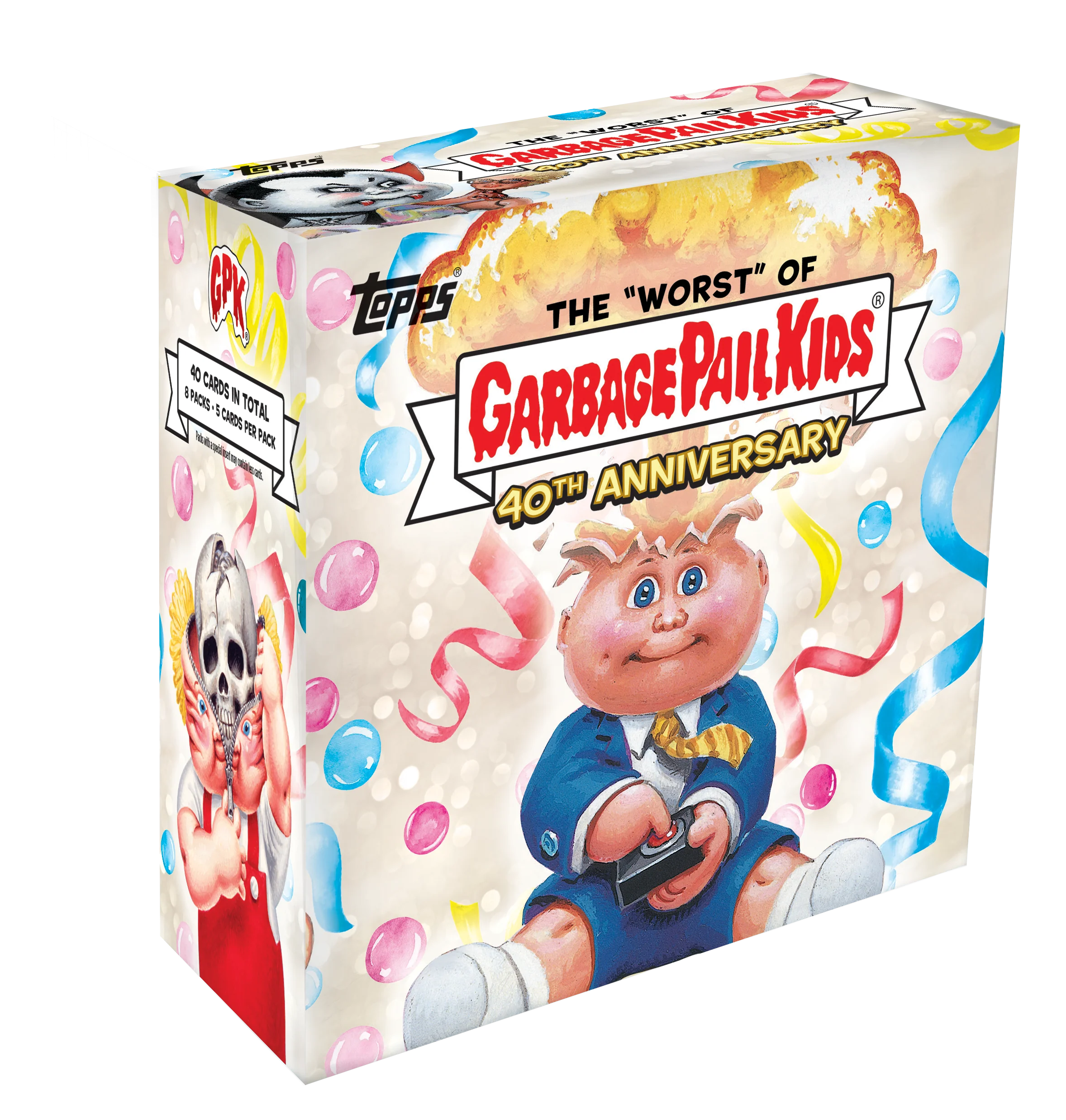 2025 Topps Garbage Pail Kids: Worst of GPK 40th Anniversary Hobby 10 Box Case
