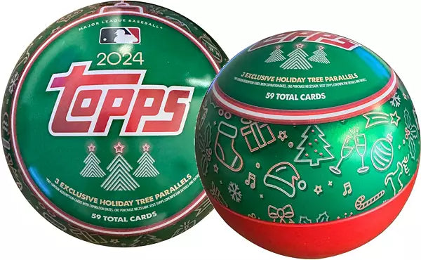 2024 Topps Holiday Baseball 6 Tin Case