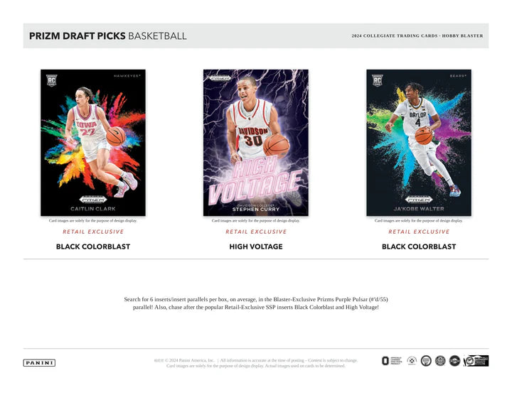 2024-25 Panini Prizm Draft Picks Basketball Hobby Blaster 20 Box Case