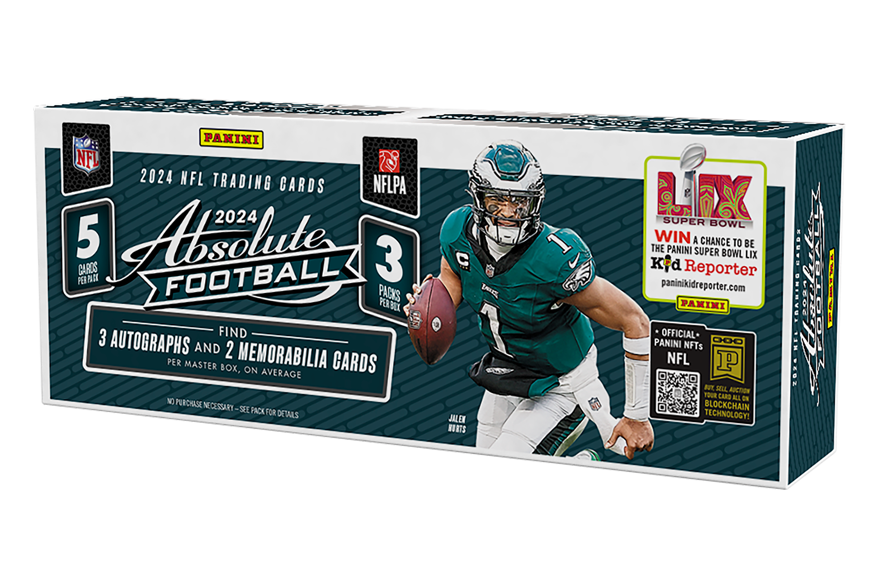 2024 Panini Absolute Football Hobby Box Piece Of The Game