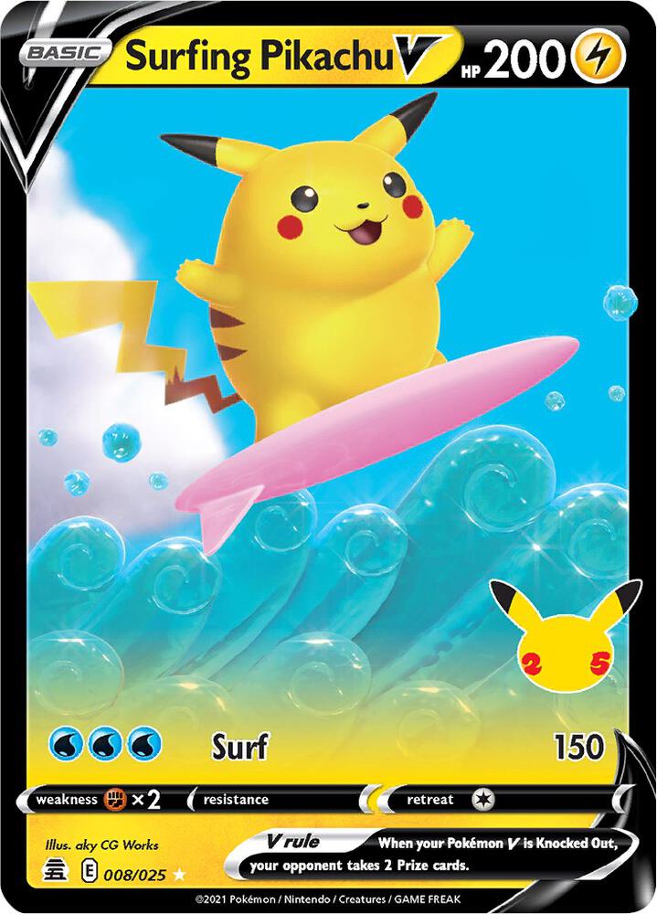 Pokémon TCG Surfing Pikachu V