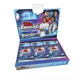 2025-26 Topps UEFA Club Competitions Finest Soccer Hobby Box
